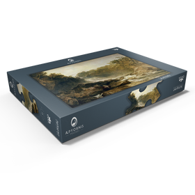 Darstellung des Puzzle Motivs The Fall of the Clyde, Lanarkshire - Noon - Puzzleteile: 1000