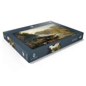 Darstellung des Puzzle Motivs The Fall of the Clyde, Lanarkshire - Noon - Puzzleteile: 100