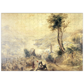 Darstellung des Puzzle Motivs Berncastle (Oberwesel) - Puzzleteile: 200