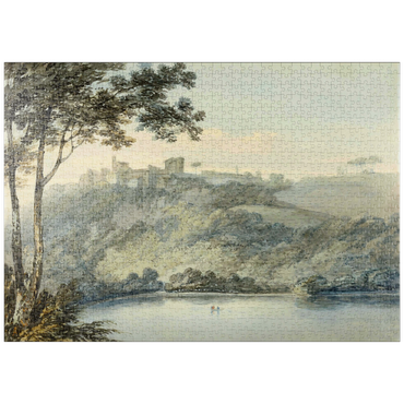 puzzleplate Lake Nemi and the Town of Genzano 1000 Puzzle