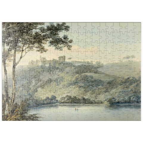 puzzleplate Lake Nemi and the Town of Genzano 200 Puzzle