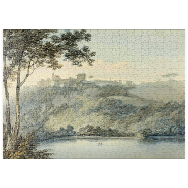 puzzleplate Lake Nemi and the Town of Genzano 500 Puzzle