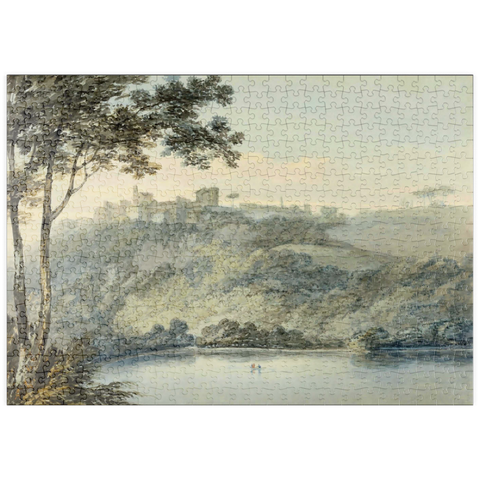 puzzleplate Lake Nemi and the Town of Genzano 500 Puzzle