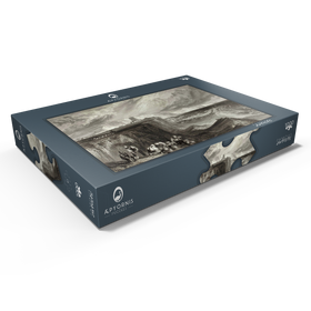 Darstellung des Puzzle Motivs Folkstone, Kent - Skizze - Puzzleteile: 1000