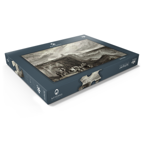 Darstellung des Puzzle Motivs Folkstone, Kent - Skizze - Puzzleteile: 200