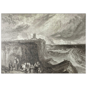 Darstellung des Puzzle Motivs Folkstone, Kent - Skizze - Puzzleteile: 200