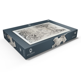 Darstellung des Puzzle Motivs Pembury Mill, Kent (Liber Studiorum, part III, plate 12) - Puzzleteile: 1000