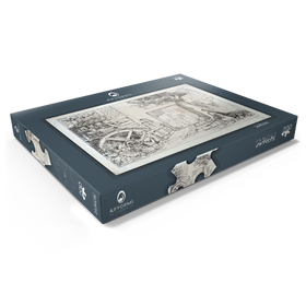 Darstellung des Puzzle Motivs Pembury Mill, Kent (Liber Studiorum, part III, plate 12) - Puzzleteile: 200