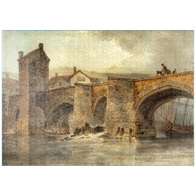 Darstellung des Puzzle Motivs Chester Bridge - Puzzleteile: 1000