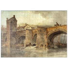 Darstellung des Puzzle-Motivs Chester Bridge – Puzzleteile: 500