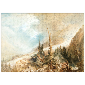 Darstellung des Puzzle Motivs Valley of Chamouni - Puzzleteile: 200