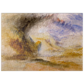 Darstellung des Puzzle Motivs The Foot of Mount St. Gotthard - Puzzleteile: 500