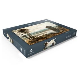 Alternative Darstellung des Puzzle-Motivs Weissenthurm and the Hoche Monument – Puzzleteile: 200