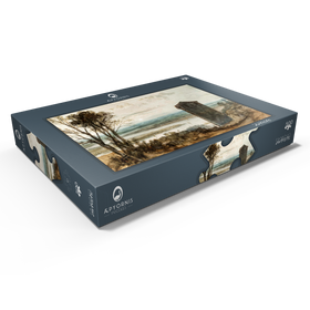 Darstellung des Puzzle Motivs Weissenthurm and the Hoche Monument - Puzzleteile: 500