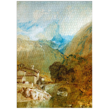 puzzleplate The Aiguillette, Valley of Cluses, Switzerland 1000 Puzzle