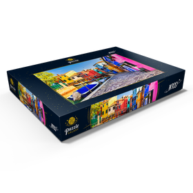 Darstellung des Puzzle Motivs Burano - Bunteste traditionelle Insel in der Nähe von Venedig - Puzzleteile: 1000