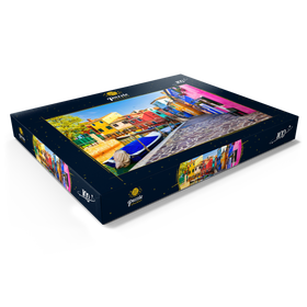 Darstellung des Puzzle Motivs Burano - Bunteste traditionelle Insel in der Nähe von Venedig - Puzzleteile: 100