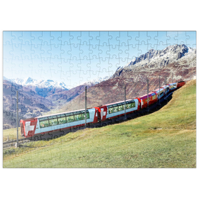 Darstellung des Puzzle Motivs Panorama Zug in Andermatt, Uri, Schweiz - Puzzleteile: 200