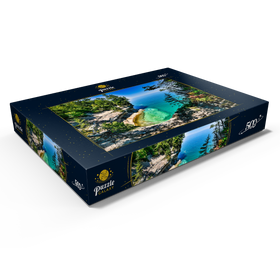Darstellung des Puzzle Motivs Der überragende Blick auf den Lake Superior in Michigan auf der oberen Halbinsel - Puzzleteile: 500