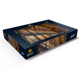 Darstellung des Puzzle Motivs Bücher in der Long Room Library, Trinity College Dublin Irland - Puzzleteile: 1000