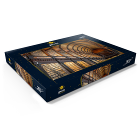 Alternative Darstellung des Puzzle-Motivs Bücher in der Long Room Library, Trinity College Dublin Irland – Puzzleteile: 200