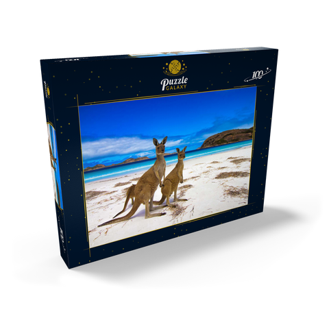 Esperence Lucky Bay Westaustralien Kangaroo Beach 100 Puzzle Schachtel Ansicht2