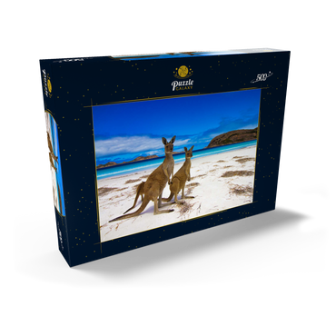 Esperence Lucky Bay Westaustralien Kangaroo Beach 500 Puzzle Schachtel Ansicht2