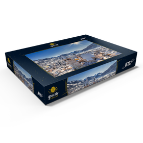 Darstellung des Puzzle Motivs Kitzbühel Österreich - Tiroler Alpen an einem sonnigen Wintertag - Puzzleteile: 1000