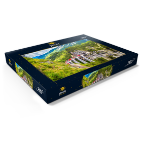 Darstellung des Puzzle Motivs Glacier Express auf dem Landwasserviadukt, Schweiz - Puzzleteile: 200