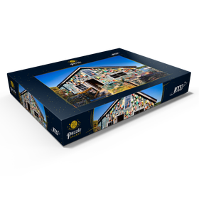 Alternative Darstellung des Puzzle-Motivs Bass Harbour auf der Wüsteninsel in Maine USA – Puzzleteile: 1000
