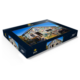 Alternative Darstellung des Puzzle-Motivs Bass Harbour auf der Wüsteninsel in Maine USA – Puzzleteile: 200