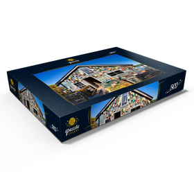 Alternative Darstellung des Puzzle-Motivs Bass Harbour auf der Wüsteninsel in Maine USA – Puzzleteile: 500