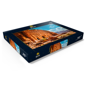 Alternative Darstellung des Puzzle-Motivs Schönheit der Felsen und alte Architektur in Petra, Jordanien – Puzzleteile: 200