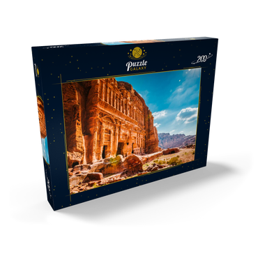 Schönheit der Felsen und alte Architektur in Petra, Jordanien 200 Puzzle Schachtel Ansicht2