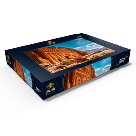 Darstellung des Puzzle Motivs Schönheit der Felsen und alte Architektur in Petra, Jordanien - Puzzleteile: 500