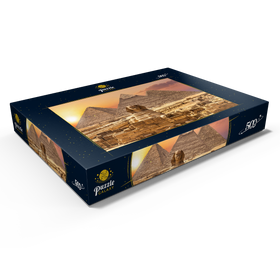 Alternative Darstellung des Puzzle-Motivs Die Sphinx und die Pyramiden, Gizeh, Ägypten – Puzzleteile: 500