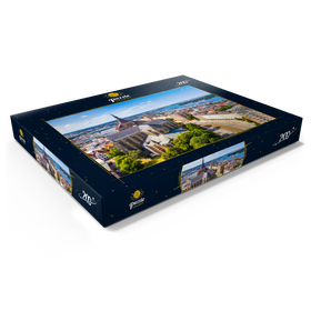 Alternative Darstellung des Puzzle-Motivs Rostock an einem sonnigen Sommertag – Puzzleteile: 200
