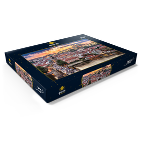 Alternative Darstellung des Puzzle-Motivs Prag bei Sonnenuntergang - Tschechische Republik – Puzzleteile: 200