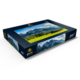 Alternative Darstellung des Puzzle-Motivs Die Zugspitze an einem sonnigen Sommertag – Puzzleteile: 1000
