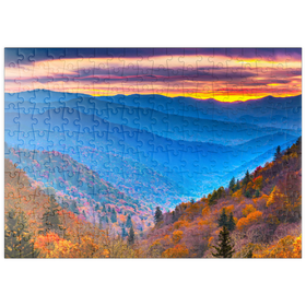 Darstellung des Puzzle-Motivs Smoky Mountains National Park, Tennessee, USA – Puzzleteile: 200