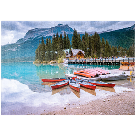 Darstellung des Puzzle-Motivs Smaragdsee Yoho-Nationalpark, Kanada – Puzzleteile: 1000