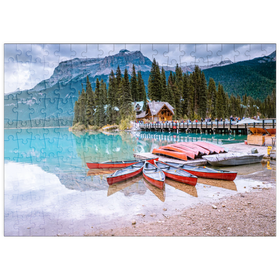 Darstellung des Puzzle-Motivs Smaragdsee Yoho-Nationalpark, Kanada – Puzzleteile: 200