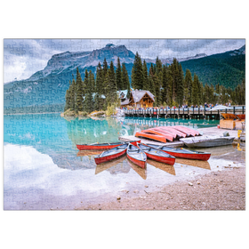 Darstellung des Puzzle Motivs Smaragdsee Yoho-Nationalpark, Kanada - Puzzleteile: 500