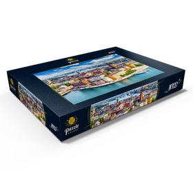 Alternative Darstellung des Puzzle-Motivs Stockholmer Altstadt (Gamla Stan), Schweden – Puzzleteile: 1000