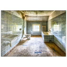 Darstellung des Puzzle Motivs Lost Places - das Badezimmer - Puzzleteile: 200