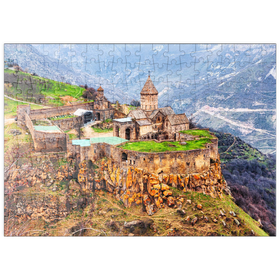 Darstellung des Puzzle Motivs Tatev, Armenien - Apostolischen Klosters aus dem 9. Jahrhundert - Puzzleteile: 200