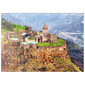 Darstellung des Puzzle Motivs Tatev, Armenien - Apostolischen Klosters aus dem 9. Jahrhundert - Puzzleteile: 500