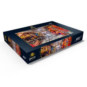 Alternative Darstellung des Puzzle-Motivs Souvenirs auf dem Jemaa-el-Fna-Markt in der alten Medina, Marrakesch, Marokko – Puzzleteile: 1000