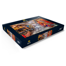 Alternative Darstellung des Puzzle-Motivs Souvenirs auf dem Jemaa-el-Fna-Markt in der alten Medina, Marrakesch, Marokko – Puzzleteile: 200