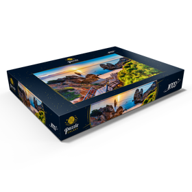 Alternative Darstellung des Puzzle-Motivs Camilo Beach (Praia do Camilo) an der Algarve, Portugal – Puzzleteile: 1000